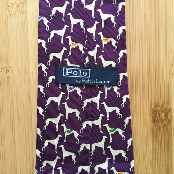 Polo Ralph Lauren Other - Ralph Lauren POLO 💯% Silk Greyhound Dog Tie EUC